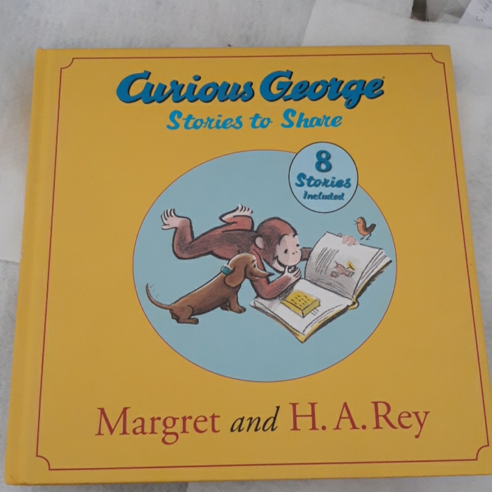 1CURIOUS GEORGE BOOKS CONTAINS 8 STORIES
